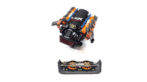 JE Designs Ultra Scale LS Engine & Fan Kit For Axial Capra Chassis