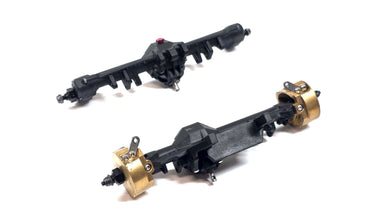Vanquish F10 Straight / F10 Portal Mullet Spec Axle Set w/ Deadloc Brass Steering Knuckles