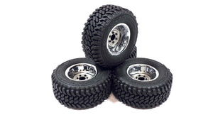 RC4WD 1.9 BFGoodrich Baja Champion Radial Mud-Terran T/A w/ 1.9 Aluminum Bead Lock Wheels Set of 4