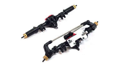 Knock Off AR44 Straight Axle Set w/ Aluminum Servo On Axle Mount