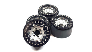 Vanquish Method 105 Bead Lock Wheels w/ VP OMF Scallop Bead Lock Rings Set of 4