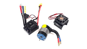Hobby Fans 60A Brushless ESC & 3900kv Brushless Motor w/ Motor Fan