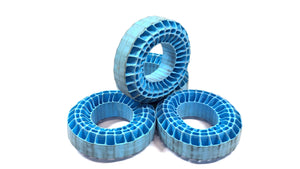 Blue Injora Dual Stage Silicone Tire Inserts Set of 4