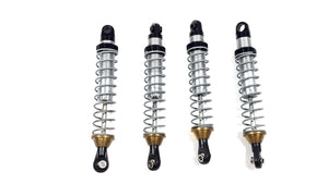 SSD RC Aluminum Crawler Shock Set w/ Brass Spring Retainers