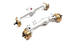 Fully Built Vanquish F10 Portal Axle Set w/ Brass