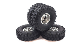 1.9 Dually Wheels Front & Rear w/ RC4WD 1.9 TSL Bogger Tires *Glued*