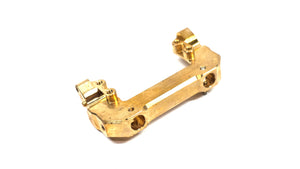 Brass Front Chassis Brace, Bumper Mount & Servo Mount