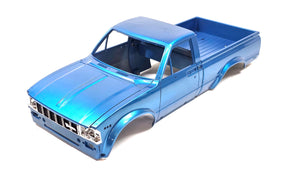 Custom Painted Blue RC4WD Trail Finder 2 1/10 1982 Toyota Pickup Body