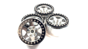 1.9 Aluminum Bead Lock Wheels Set of 4 w/ Hubs