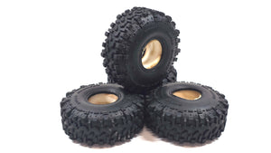 2.2 Axial Interco Super Swamper TSL Bogger Scale Tire Set of 4 w/ Foams
