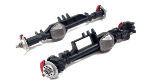 Axial RBX10 Ryft "Locked" Front & Rear Straight Axle Set