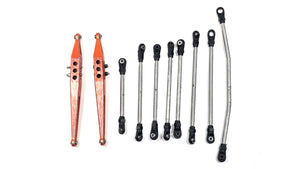 Axial RBX10 Ryft Stainless Steel Link Set w/ Steering Links & Vitavon Aluminum Trailing Arms