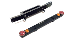 RC4WD Cruiser FJ40 Metal Front & Rear Bumpers w/ Tow Hooks & Tail Lights