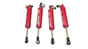 Yeah Racing Desert Lizard Red Aluminum Internal Spring Shock Set of 4