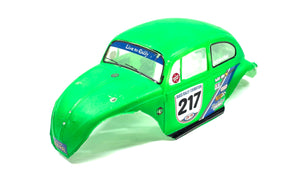 1/12 Scale Volkswagen Beetle Rally Green Lexan Body
