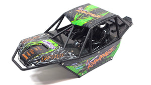 1/12 Scale Bomber Style Cage Body w/ Interior & Driver Figure (Extreme Rampage Graphics)