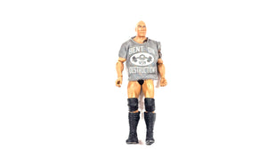 Bald Wrestler Action Figure Scale Driver w/ Gray Shirt