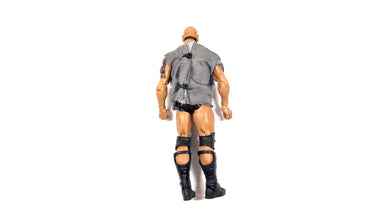 Bald Wrestler Action Figure Scale Driver w/ Gray Shirt