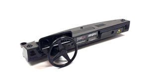 1/10 Scale Black Plastic Dashboard w/ Steering Wheel & Gauge Decals