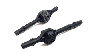 Axial AR60 Front & Rear Straight Axle Housings (Bare, No Diffs or Shafts)