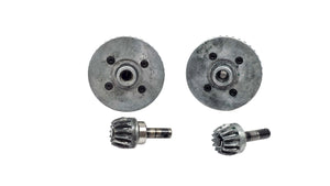 Axial AR60 Front & Rear Locked Diffs w/ Ring & Pinion Gears