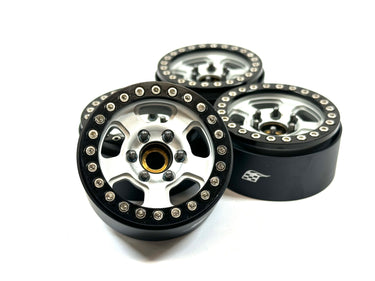 1.9 Boom Racing 5 Slot Aluminum Bead Lock Wheels