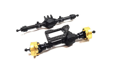 Axial SCX10 Pro Straight Axle Set w/ Brass steering Knuckles