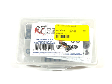 New RC Screwz Traxxas Bandit XL/RTR Rubber Shielded Bearing Kit