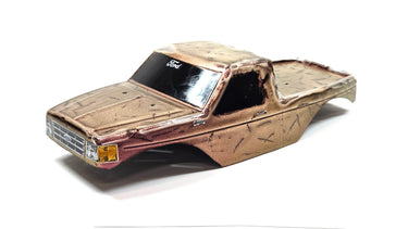 JConcepts Ford F250 Metallic Brown & Red Lexan Comp Cut Crawler Body