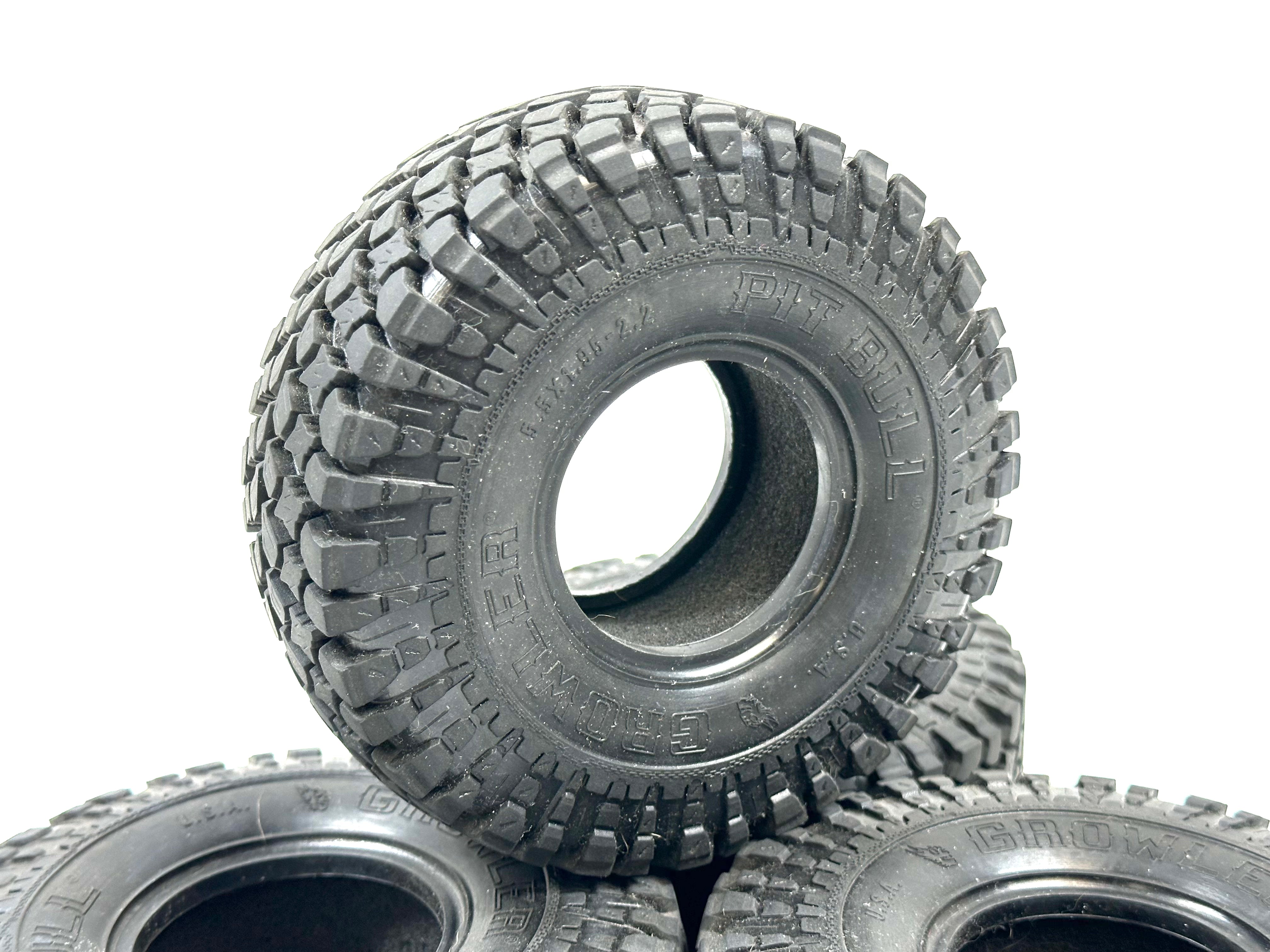 2.2 PitBull Growler Alien Compound Tires w/ Foams