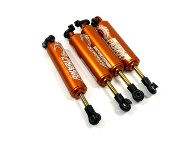 Yeah Racing Desert Lizard Aluminum Shock Set 90mm Orange