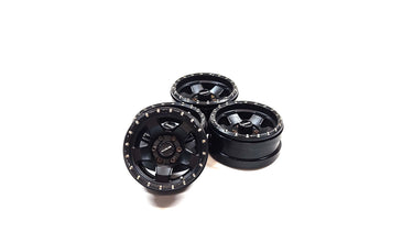 Pitbull RC 1.9 Aluminum Raceline Bead Lock Wheels w/ Scale Hardware & Hubs
