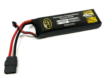 Scorpion Competition Power Pack 2600Mah 11.1v 3s 45c Lipo Battery