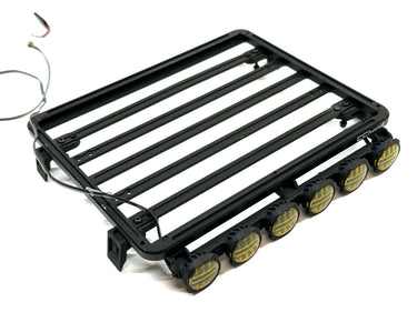 CC Hand Bushido Aluminum & 3D Printed Roof Rack w/ LED Lights & Light Pods