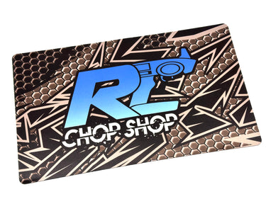 The RC Chop Shop Pit Mat DEFECT (Color is off)