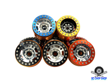 RC Chop Shop 1.9 Aluminum Legacy Scale Bead Lock Wheels (2)