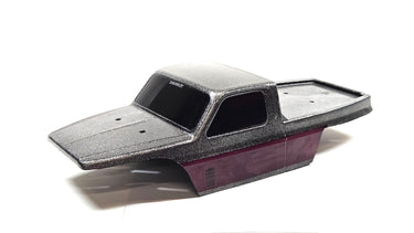 JConcepts Ford F250 Metallic Gray & Purple Lexan Comp Cut Crawler Body