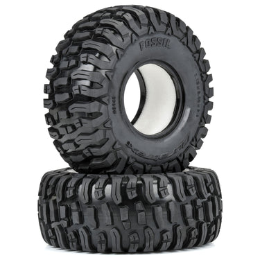 New Duratrax 1/6 Fossil Front/Rear 2.9" Crawler Tires (2): SCX6