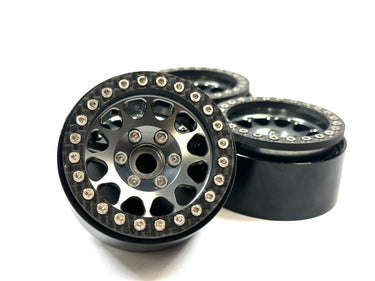 1.9 Aluminum Bead Lock Wheels w/ Carbon Fiber Bead Lock Rings