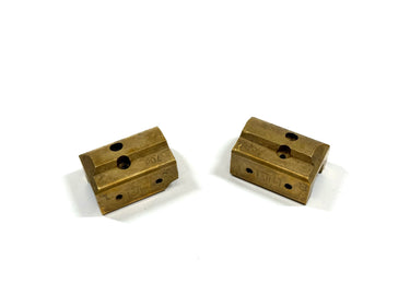 Hot Racing Brass 70Gram Axle Weights For Axial AR44 Axles