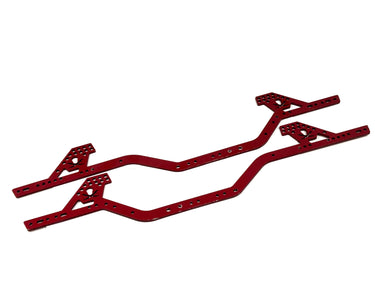 Rock Pirates Interceptor Aluminum Chassis Rails (Red)