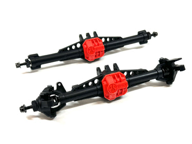 Axial AR44 One Piece Straight Axle Set w/ Universal Axle Shafts