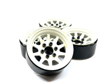 RC4WD 1.9 Steel Wagon Wheel Style Bead Lock Wheels w/ 12mm hex