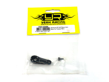 Yeah Racing Aluminum 25T & 23T Servo Horn Black For Traxxas TRX-4