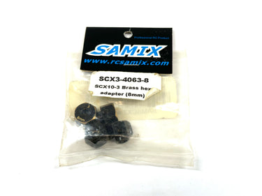 Samix SCX3-4063-8 SCX10-3 Brass hey adapter (8mm)