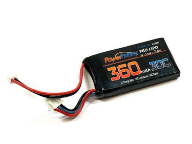 Power Hobby 360mAh 2s 7.4v 30C Lipo Battery