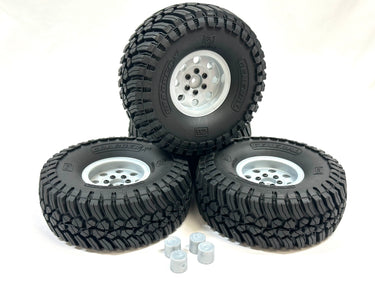 1.9 4.65 Element Bushido General Grabber X3 Tires w/ Plastic Bead Lock Wheels