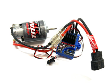 Traxxas TRX4 Stock Brushed XL5 HV 3s Capable ESC & Titan 21T Reversed Brushed Motor