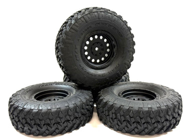 Axial 1.9 Nitto Trail Grappler M/T Tires Glued Plastic Wheels