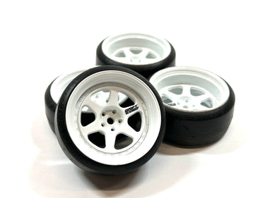 DS Racing Drift Element 6 Spoke Drift w/ Adjustable Offset & Drift Tires